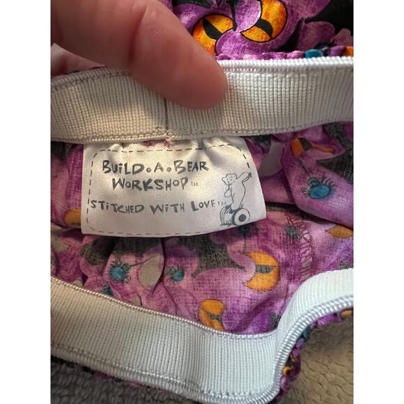 Build A Bear Workshop Lot of 2 Hearts & Halloween Print Bear Boxer Shorts - Picture 8 of 11